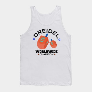 Dreidel Worldwide Champion Cute Hanukkah Tank Top